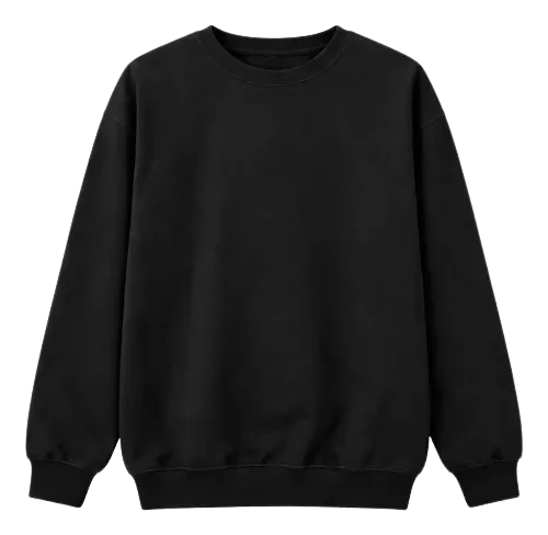Buzo Cuello Redondo negro