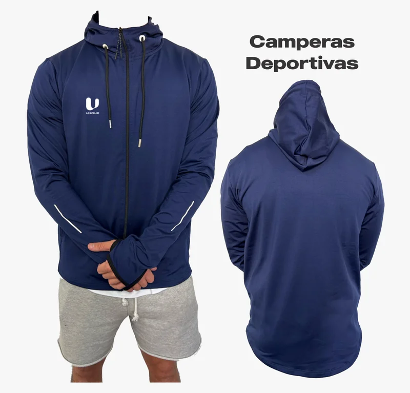 Campera Deportiva Azul Marino