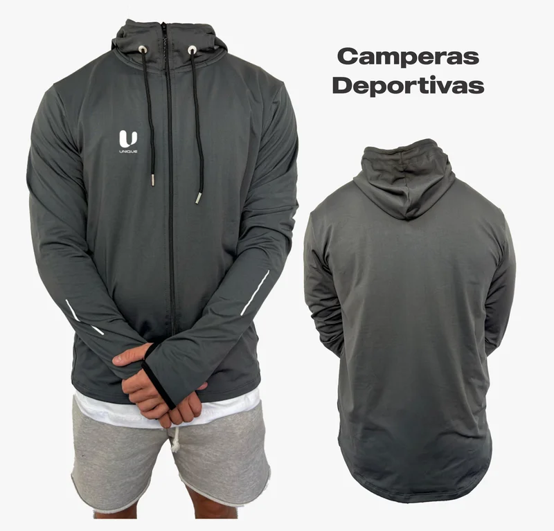 Campera Deportiva Gris