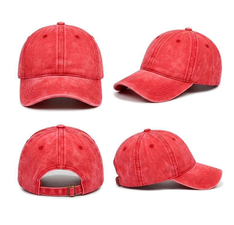 Gorra Prelavada Roja