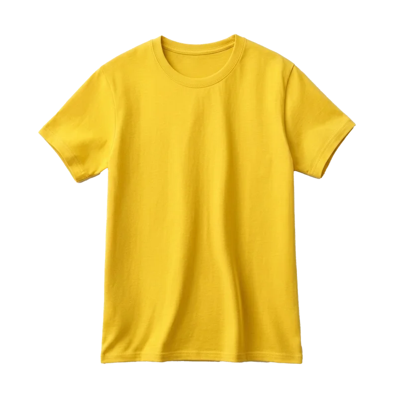 Remera Algodón Amarillo