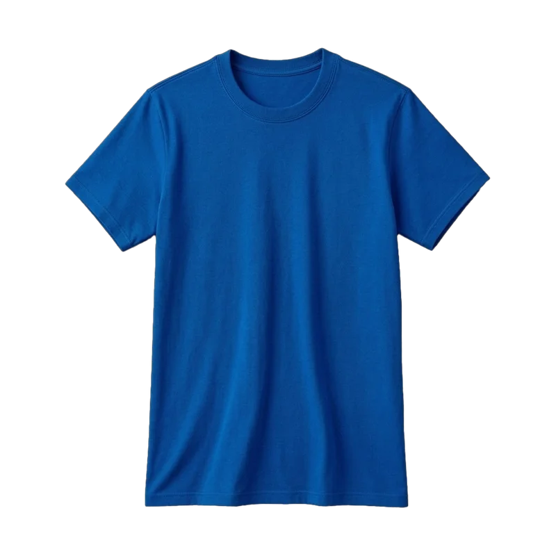 Remera Algodón Azul Francia